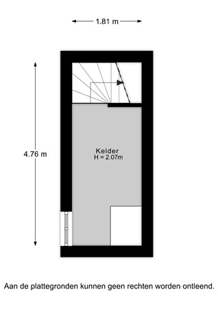 Floorplan - Voorstraat 110, 4153 AN Beesd
